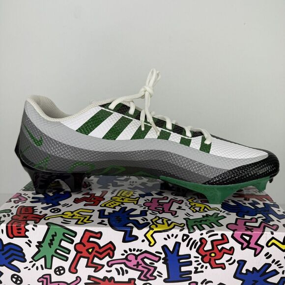 NIKE VAPOR EDGE SPEED 360 FOOTBALL CLEATS SIZE 12 WHITE/PINE GREEN‎ DV0780-004 - Picture 1 of 16